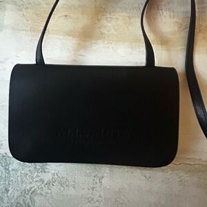 All Saints Leather Wallet Crossbody Bag